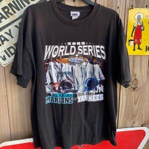 Vintage 2003 Florida Marlins Vs New York Yankees World Series 100th Shirt